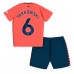 Tanie Strój piłkarski Everton James Tarkowski #6 Koszulka Wyjazdowej dla dziecięce 2023-24 Krótkie Rękawy (+ szorty)